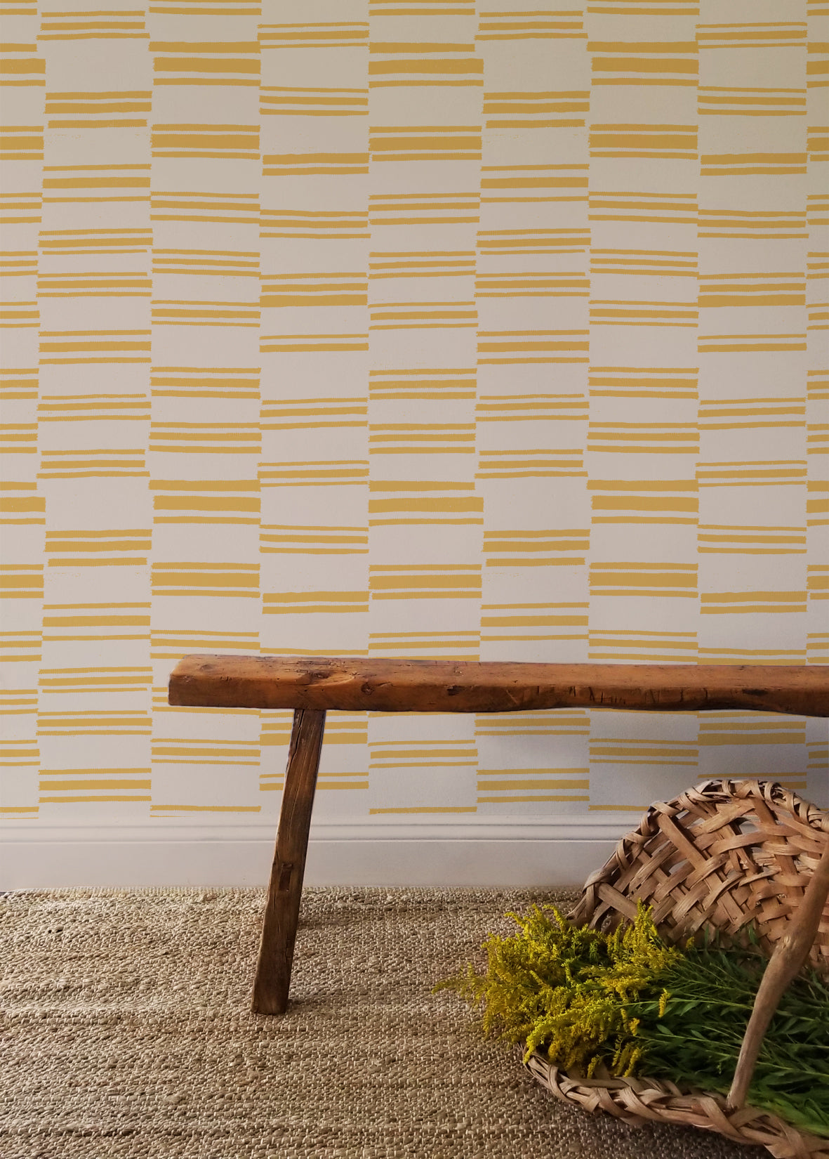 Kilim Wallpaper | Virginia Kraft Textiles